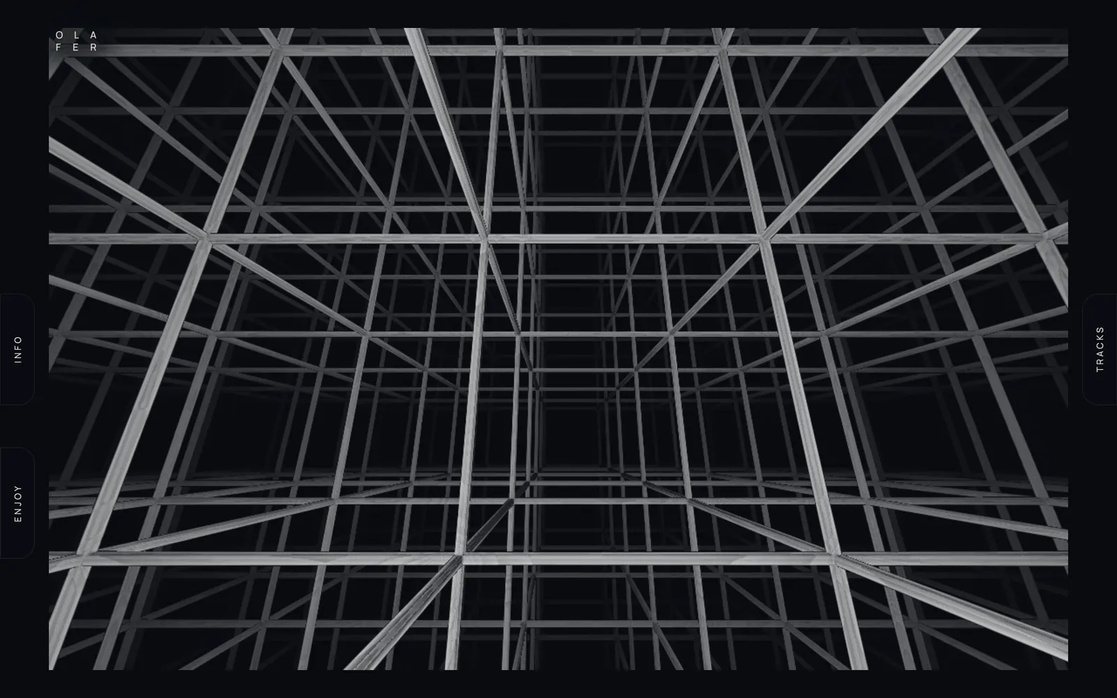 Visual generativo en 3D de la canción Elige volar